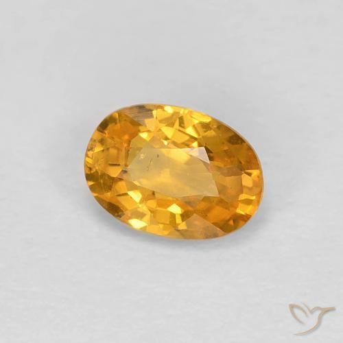 9,17 ctw natürlicher Mittelorange Saphir, Oval, VS