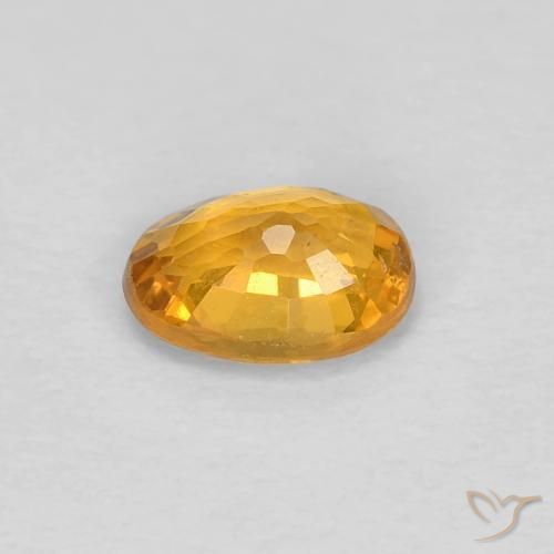 9,17 ctw natürlicher Mittelorange Saphir, Oval, VS