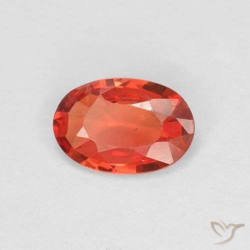 9,17 ctw natürlicher Leuchtendes Purpurrot Saphir, Oval, VS