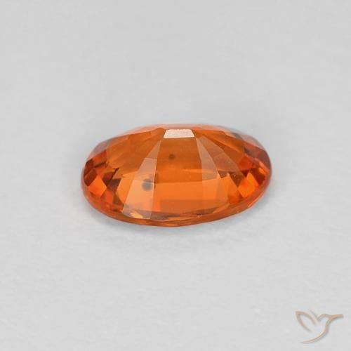 9,17 ctw natürlicher rötlich-orange Saphir, Oval, VVS