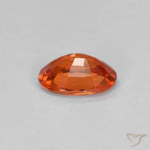 9,17 ctw natürlicher Tiefes Bernsteinrot Saphir, Oval, VS