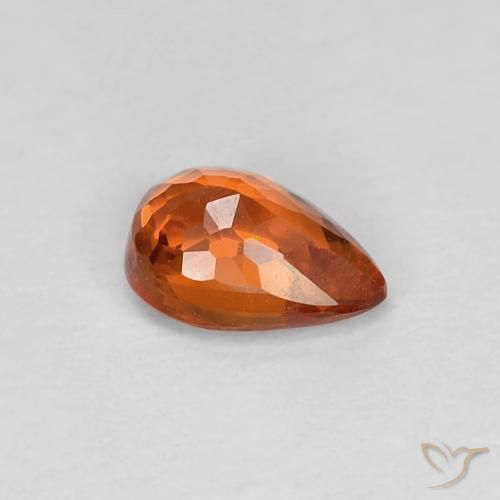 9,17 ctw natürlicher Mittelorange Saphir, Birnenform, VVS-VS