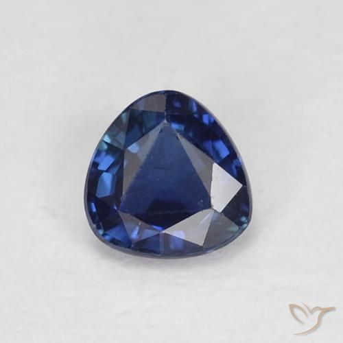 0.45ct Natürlicher Dämmerungsblau Saphir, Trillion, VVS-VS