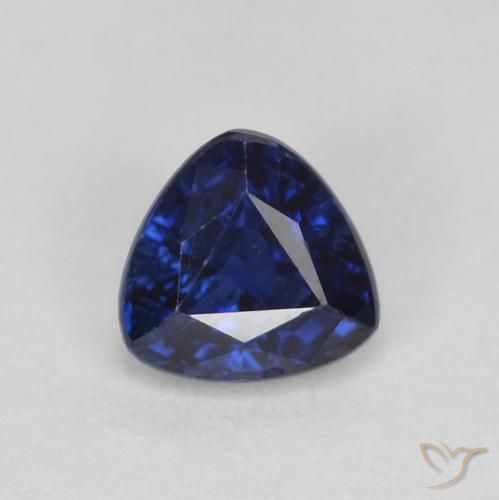 0.46ct Natürlicher Dämmerungsblau Saphir, Trillion, VS