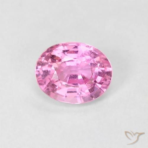 0.54ct Natürlicher Intensives Rosa Saphir, Oval, VS