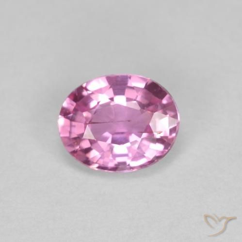 0.46ct Natürlicher Intensives Rosa Saphir, Oval, VS