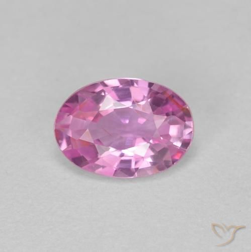0.48ct Natürlicher Intensives Rosa Saphir, Oval, VS
