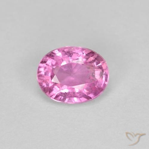0.45ct Natürlicher Mittelrosa Saphir, Oval, VS