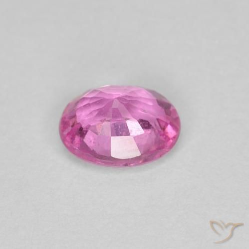 9,17 ctw natürlicher Mittelrosa Saphir, Oval, VS