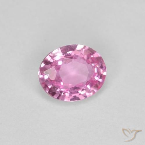9,17 ctw natürlicher Mittelrosa Saphir, Oval, VVS-VS