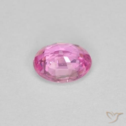 9,17 ctw natürlicher Mittelrosa Saphir, Oval, VVS-VS