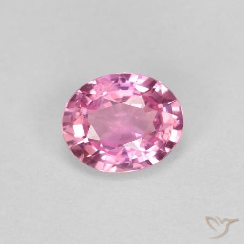 0.49ct Natürlicher Königslila Rosa Saphir, Oval, VS