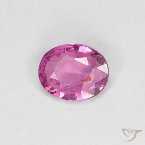 0.34ct Natürlicher Intensives Rosa Saphir, Oval, VS