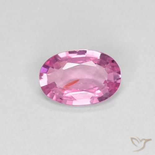 0.44ct Natürlicher Intensives Rosa Saphir, Oval, VS