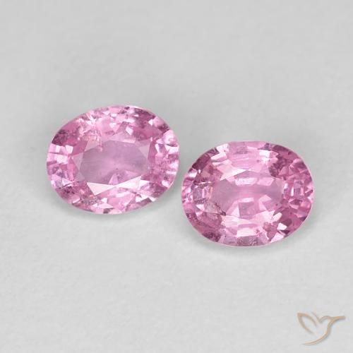 0.91ctw Natürlicher Sehr helles Rosa Saphir, Oval, VS-SI