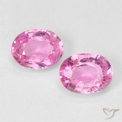 0.80ctw Natürlicher Sehr helles Royal Purple Pink Saphir, Oval, VS-SI
