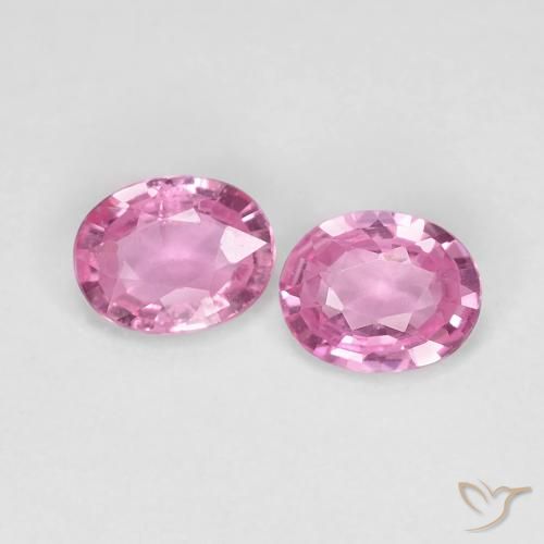 0.71ctw Natürlicher Sehr helles Rosa Saphir, Oval, VS-SI