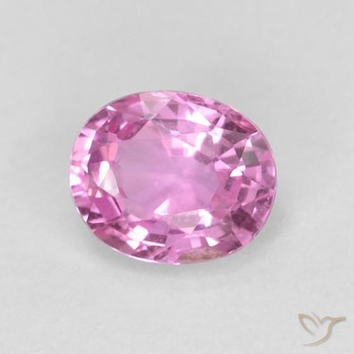 0.48ct Natürlicher Königslila Rosa Saphir, Oval, VVS