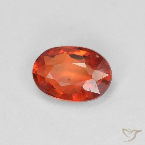 9,17 ctw natürlicher Mittelrot Saphir, Oval, VVS-VS