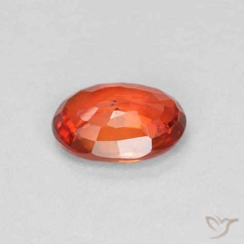 9,17 ctw natürlicher Mittelrot Saphir, Oval, VVS-VS