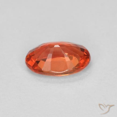 9,17 ctw natürlicher rötlich-orange Saphir, Oval, VVS-VS