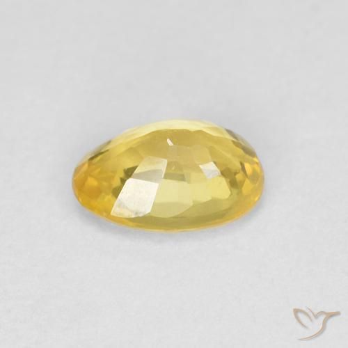 9,17 ctw natürlicher Honiggelb Saphir, Oval, VVS