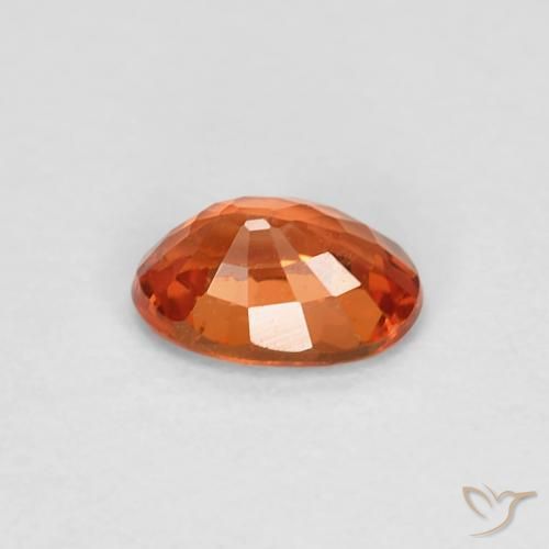 9,17 ctw natürlicher rötlich-orange Saphir, Oval, VVS