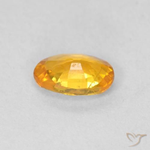 9,17 ctw natürlicher Mittelorange Saphir, Oval, VS