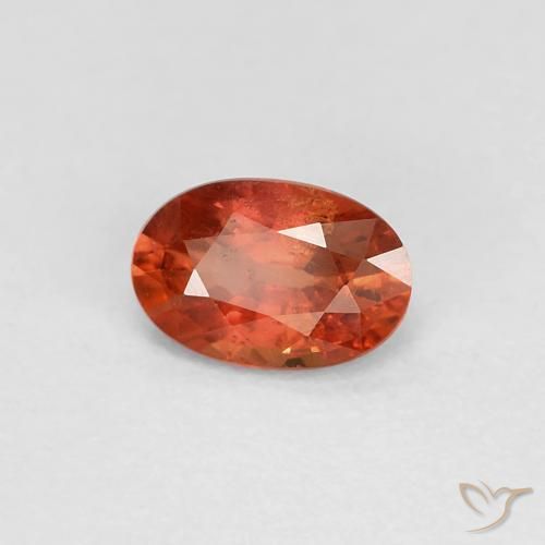 9,17 ctw natürlicher Mittelorange Saphir, Oval, VS
