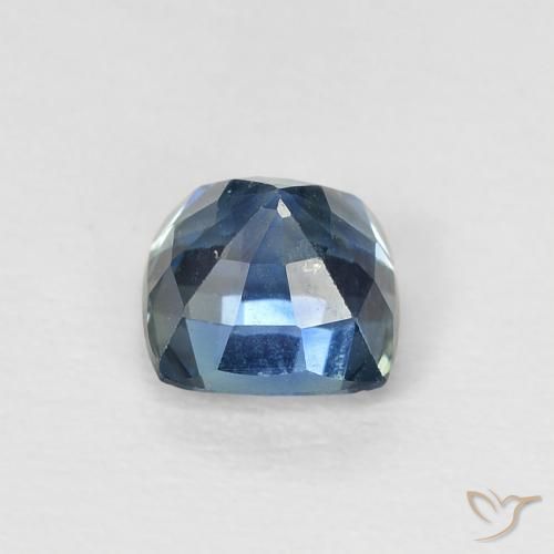 9,17 ctw natürlicher Blaugrün Saphir, Kissen, VS