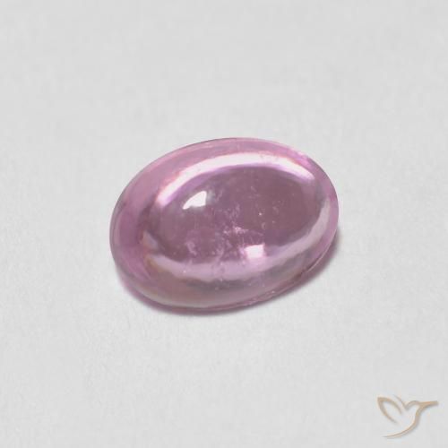 0.49ct Natürlicher Sehr helles Rosa Saphir, Oval, Transparent