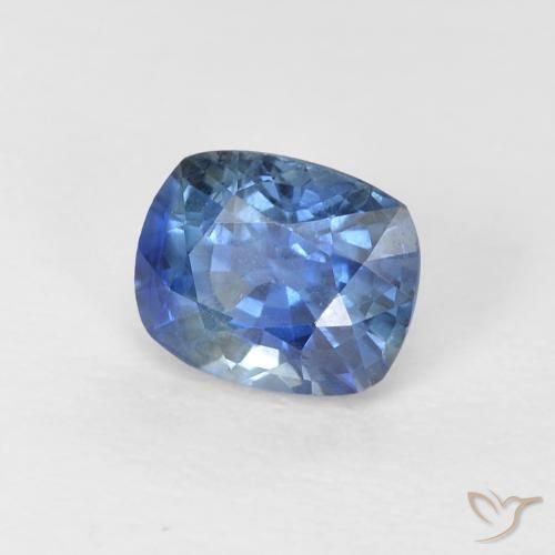 9,17 ctw natürlicher Blau Saphir, Kissen, VVS-VS