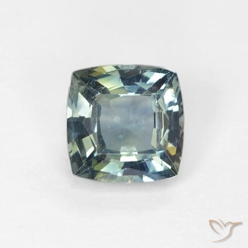 0.80ct Natürlicher Mehrfarbig Saphir, Kissen, VS