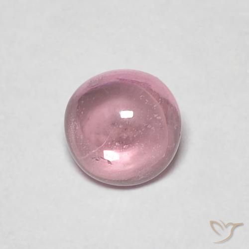 0.49ct Natürlicher Rosenholz Rosa Saphir, Runden, Transparent