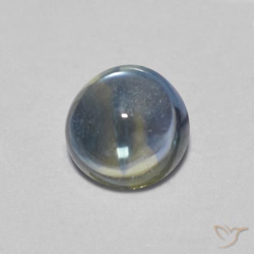 0.42ct Natürlicher Pastellblau Saphir, Runden, Transparent, Photo A