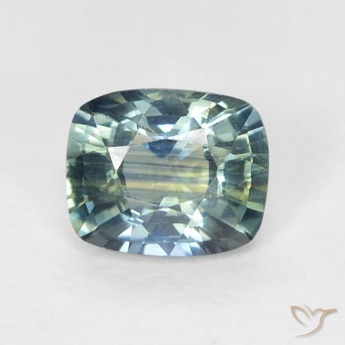 0.78ct Natürlicher Mehrfarbig Saphir, Kissen, VVS-VS