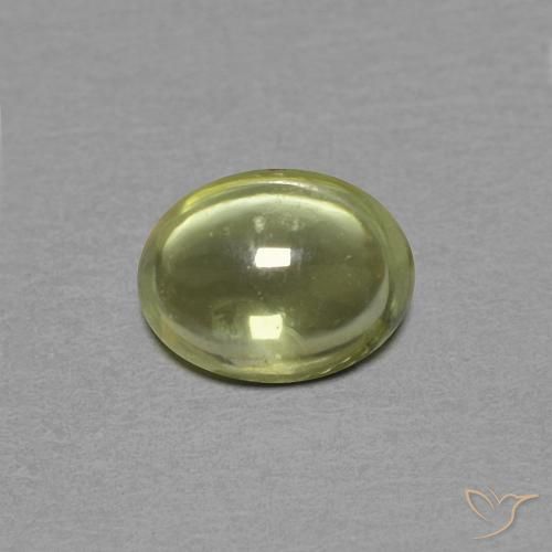 0.46ct Natürlicher Mittelgelb Saphir, Oval, Transparent
