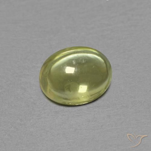9,17 ctw natürlicher Mittelgelb Saphir, Oval, Transparent