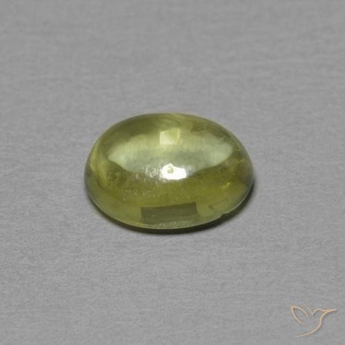9,17 ctw natürlicher Mittelgelb Saphir, Oval, Transparent