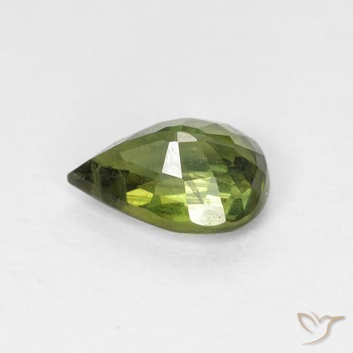 9,17 ctw natürlicher Medium Light Green Saphir, Birnenform, VS
