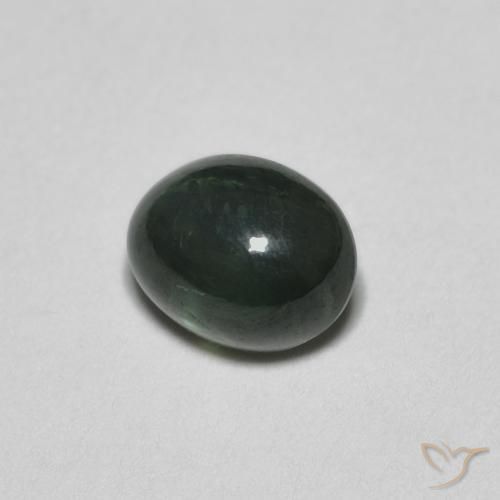9,17 ctw natürlicher Grün Saphir, Oval, Lichtdurchlässig