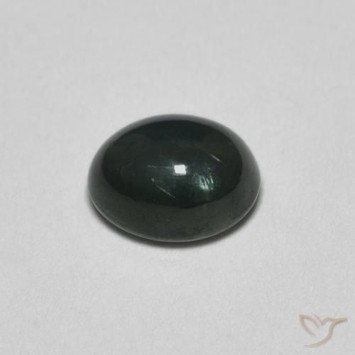 9,17 ctw natürlicher Grün Saphir, Oval, Lichtdurchlässig