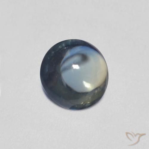 9,17 ctw natürlicher Navy blau Saphir, Runden, Transparent