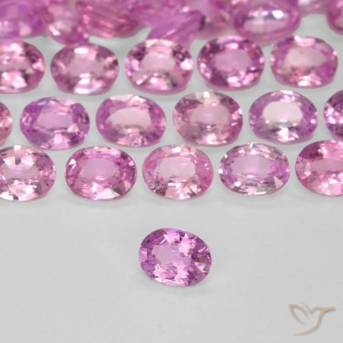 9,17 ctw natürlicher pink Saphir, Oval, VVS-VS