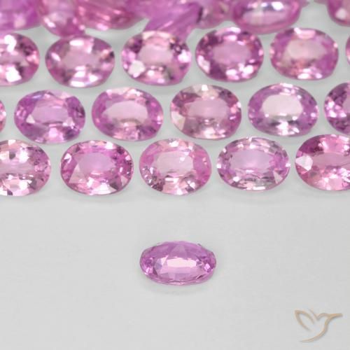 9,17 ctw natürlicher pink Saphir, Oval, VVS-VS
