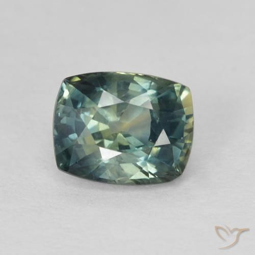 0.82ct Natürlicher Mehrfarbig Saphir, Kissen, VVS-VS