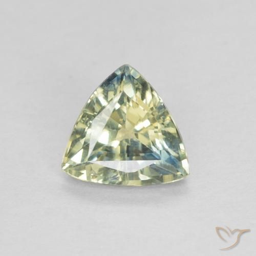0.48ct Natürlicher Mehrfarbig Saphir, Trillion, VS
