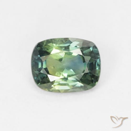 0.63ct Natürlicher Mehrfarbig Saphir, Kissen, VS