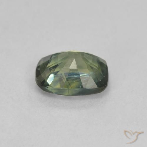 9,17 ctw natürlicher Helles Waldgrün Saphir, Kissen, VS