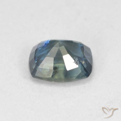 9,17 ctw natürlicher Blaugrün Saphir, Kissen, VS